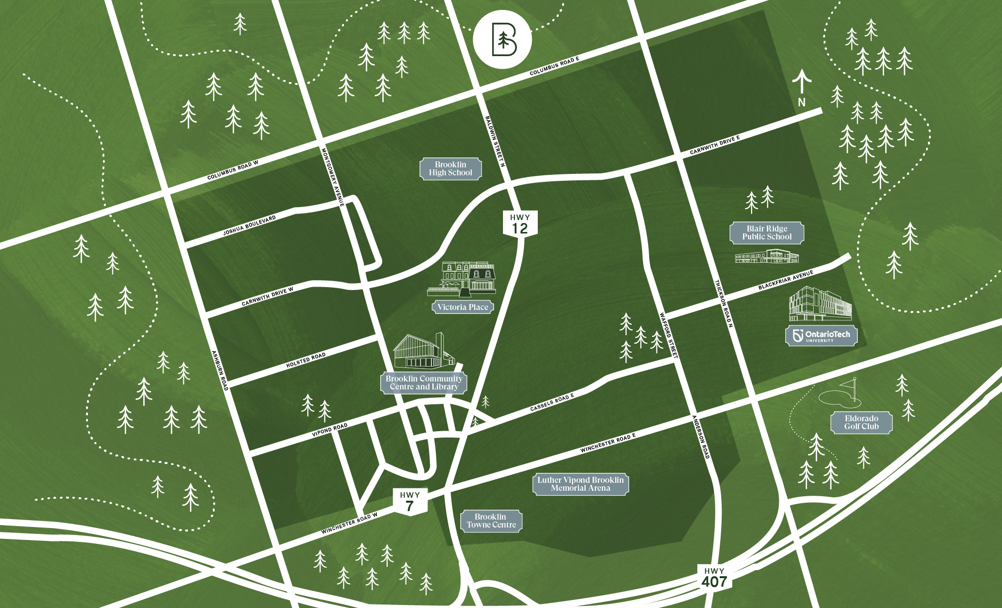 brooklin map